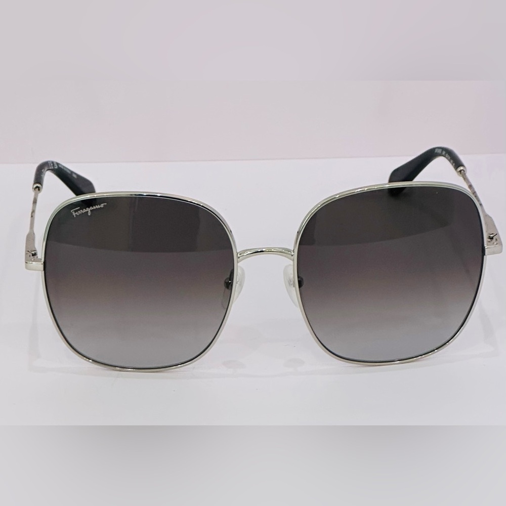 Salvatore Ferragamo Silver Sunglasses
